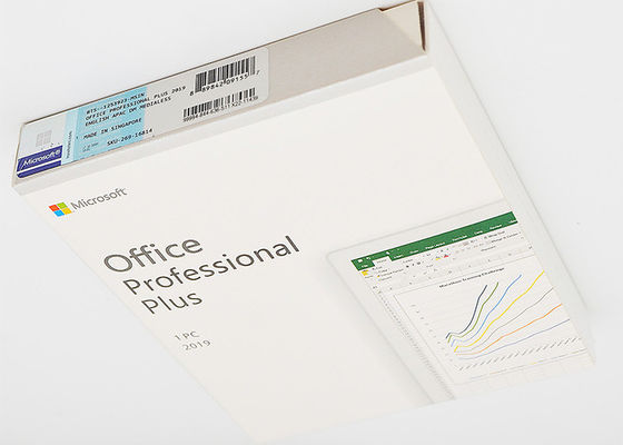 Microsoft Office Pro- Plus-2019 im Kleinen mit DVD-Codetasten-E-Mail-Bindung