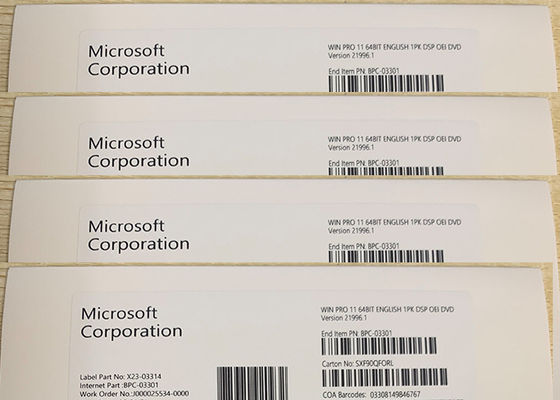 Englischer Berufs- DVD Versions-Gewinn-Pro-Schlüssel 11 der Versions-64BIT Windows 11